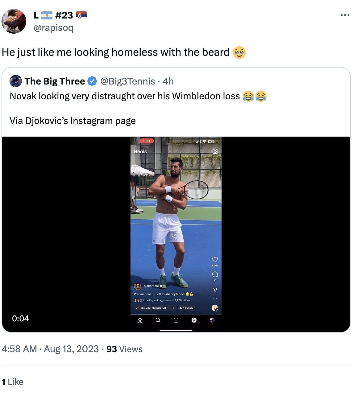 Screengrab from Twitter